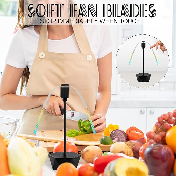 Ventilador repelente de mosca para mesa